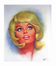 LOUIS SHABNER BLONDE 3 VINTAGE RETRO TRETCHIKOFF LYNCH ERA GICLEE CANVAS REPRO  
