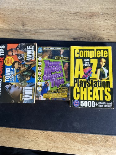 Three video game - cheat, books