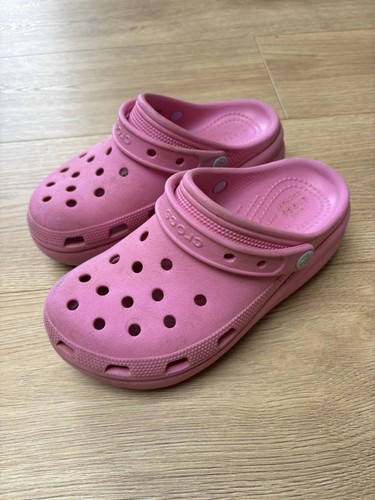 Girls pink crocs - girls, size