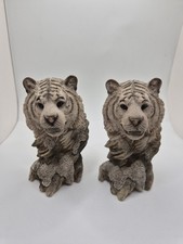White Tiger Resin Figurines