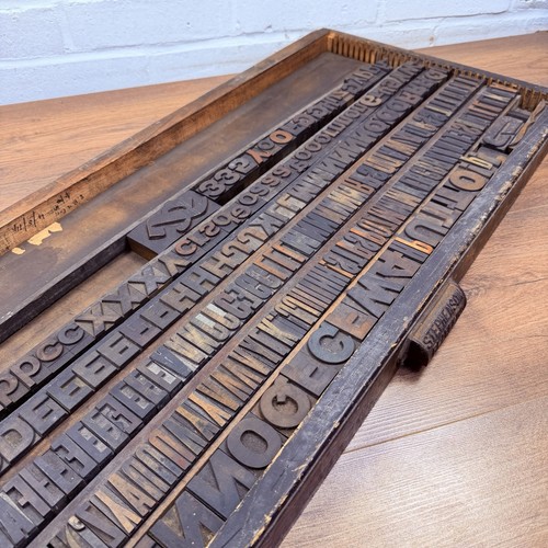 Antique wooden letterpress - antique,