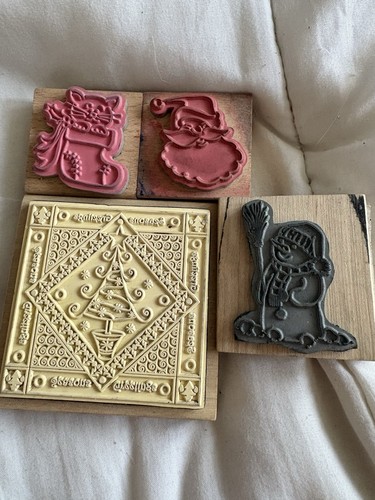 Wooden block stamps - wooden,