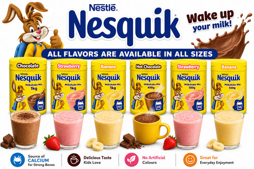 Nesquik milkshake powder - milkshake, mix