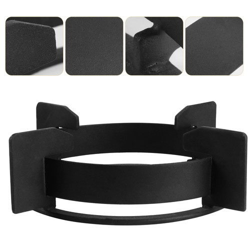 Black cast iron - stove, rack