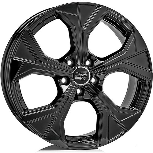 Black alloy wheels - black,