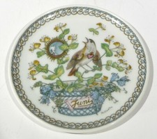 VINTAGE 1985 COASTER OF THE MONTH COLLECTION BY ARTIST OLE WINTHER OF GERMANY