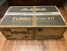 ALESIS TURBO MESH E DRUM KIT. snare tom crash choke ride HH KICK pedal clamp 9v