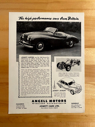 1952 print jowett - 1952,