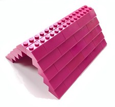 LEGO Roof - 46 Magenta Pink Roof Tiles / Slope Bricks (2 x 4 / 2 x 2) Bundle