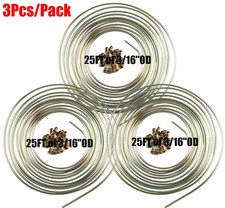 3x 25ft roll Steel Brake Line
