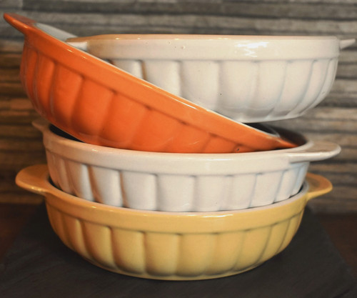 Flute edge ceramic - edge, serving