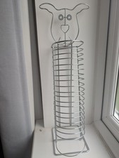 Vintage 90s Chrome Wire Metal