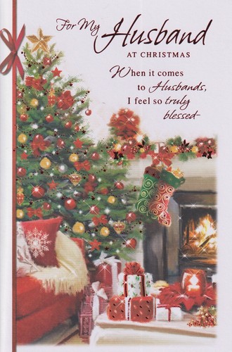 Husband christmas greeting - husband,