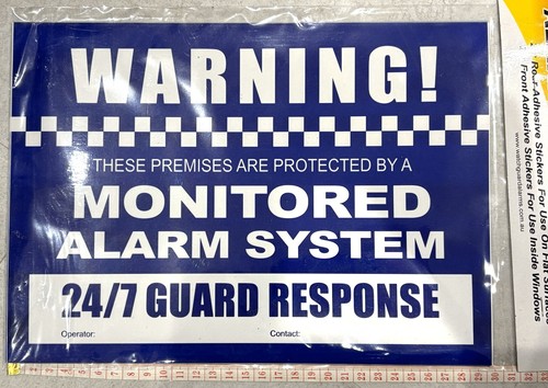 Large monitored alarm - x,
