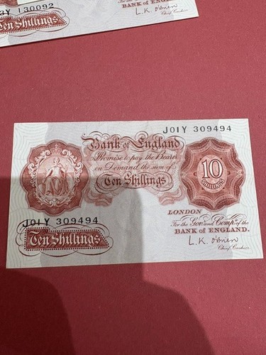 Bank england shillings - england, 10