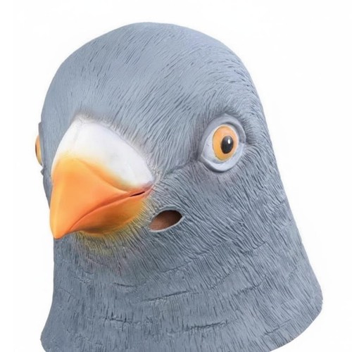 Full head pigeon mask - full,