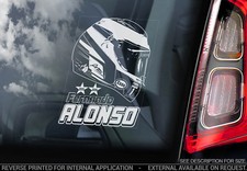Fernando Alonso - Car Window