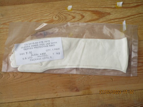 Nbc gloves inner white - gloves, fabric