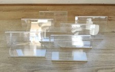 6x Display for 12x9cm Clear Acrylic Exhibition Office Counter Shop Table Stand