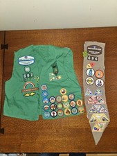 Vintage Girls Girl Scout Vest
