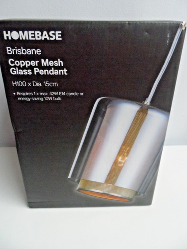 Ceiling light copper mesh - light,