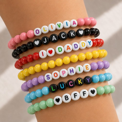 Custom word bracelet - custom,