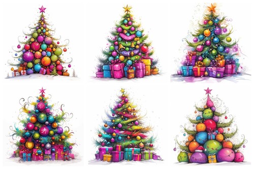 Fantasy christmas tree - fantasy,