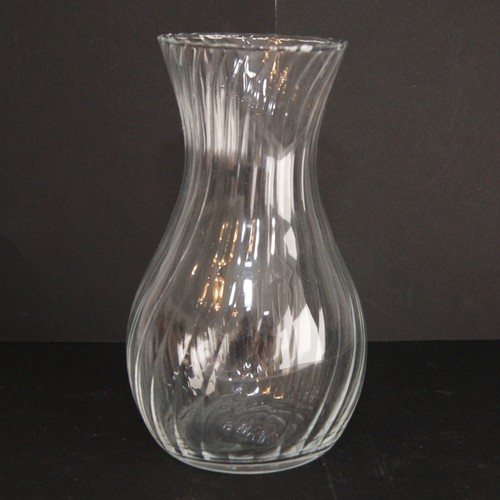 Vintage crystal glass ripple - vintage,