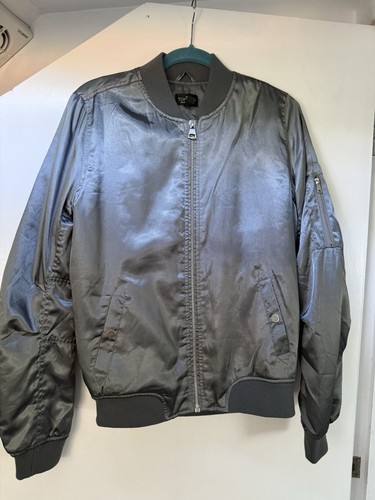 Topshop bomber jacket silver - bomber,