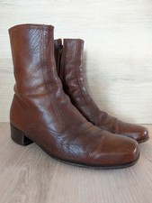 Vtg FLORSHEIM Blue, Gold Logo