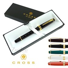 Cross Bailey Rollerball Pen - Light Resin Gold Trim with Gift box
