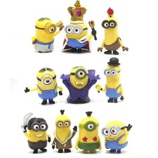 10pcs Mini Minions Despicable