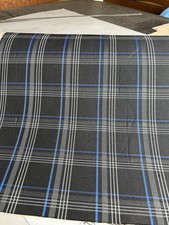 Vw Golf GTE blue tartan seat fabric