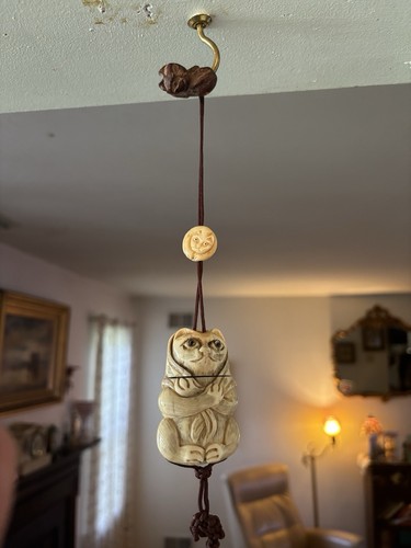 Vintage hand carved netsuke - carved,
