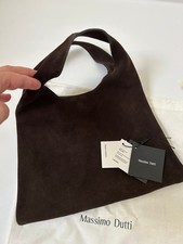 MASSIMO DUTTI Dark Brown Suede