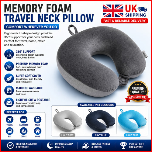 Memory foam shaped travel - memory,