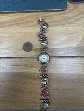 Jennie B Avon Watch Women Nautical Slide Charm Band Lighthouse