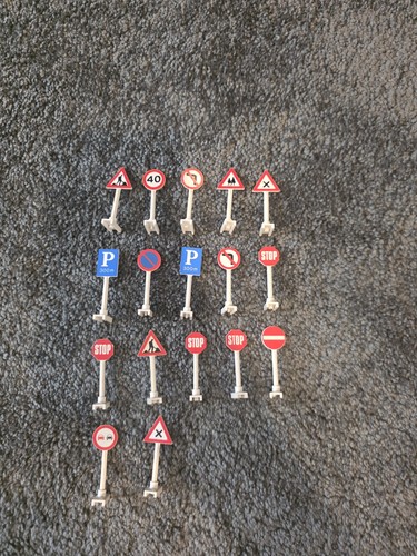 Lego road signs 80s 90s - signs,