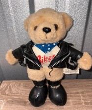 Vintage Biker Teddy Bear
