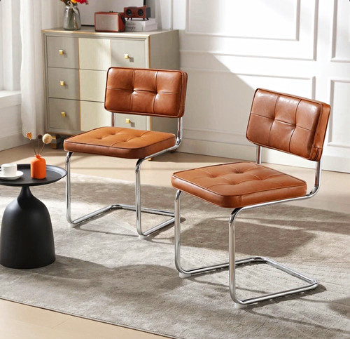Set brown upholstered - of,