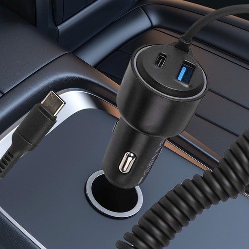 Usb 75w fast car charger - usb,