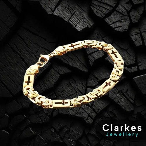18ct gold bonded stainless - 18ct,