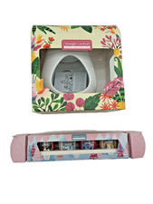 Yankee Candle Warmer & Votive Gift Set Snow Dusted Pine Cinnamon   | M4 G472