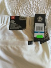 Mens Under Armour White Golf