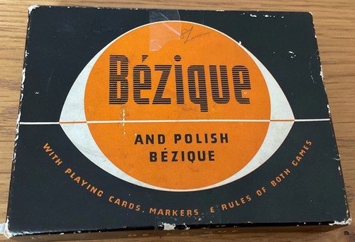 Vintage bezigue bezique card - bezigue,
