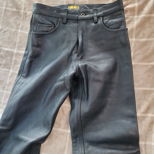 Vintage jts leather jeans - jts,