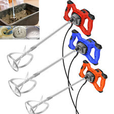 5600W Electric Plaster Paddle Mixer Mortar Paint Cement Stirrer Whisk 6 Speed UK
