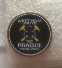 WEST HAM ECLF BADGE Xh GILT METAL MOUNT QUICK DOME EPOXY CLEAR VIEW COVER.