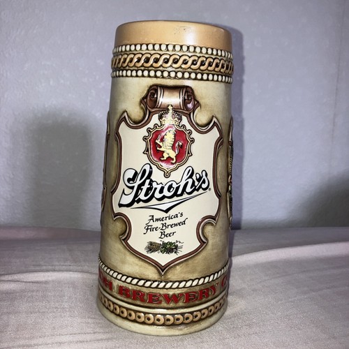 Vintage stroh beer stein - stein,