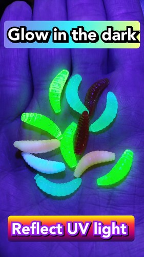 20pcs maggots fishing - 20pcs, soft